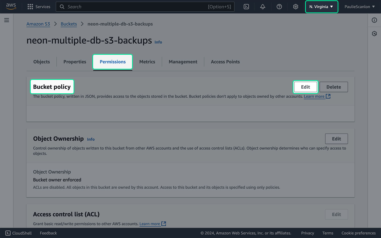 AWS S3 Bucket Policy