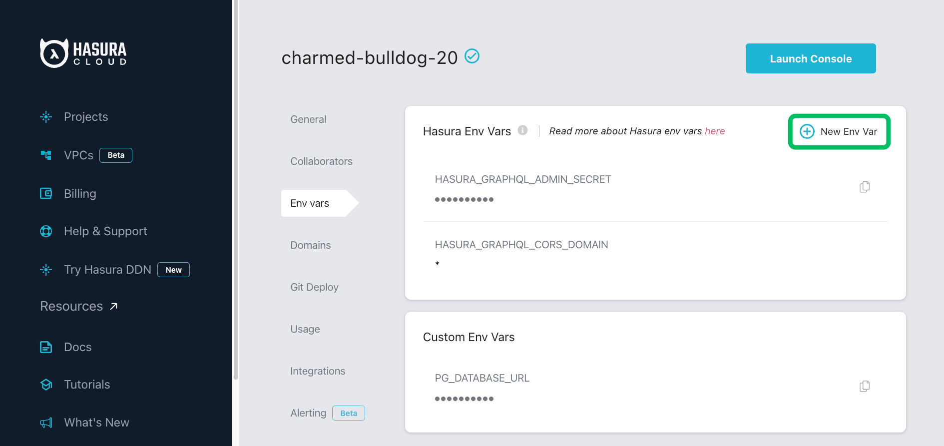 Create Environment Variable