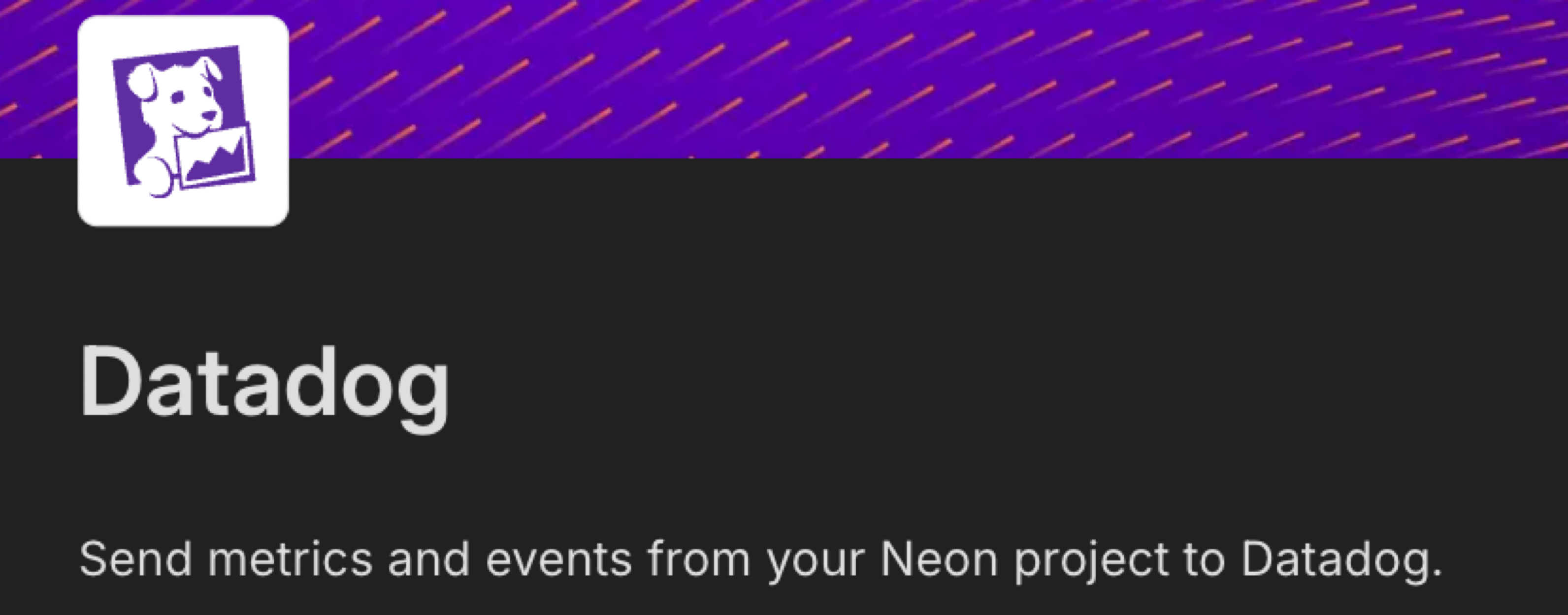 Datadog integration