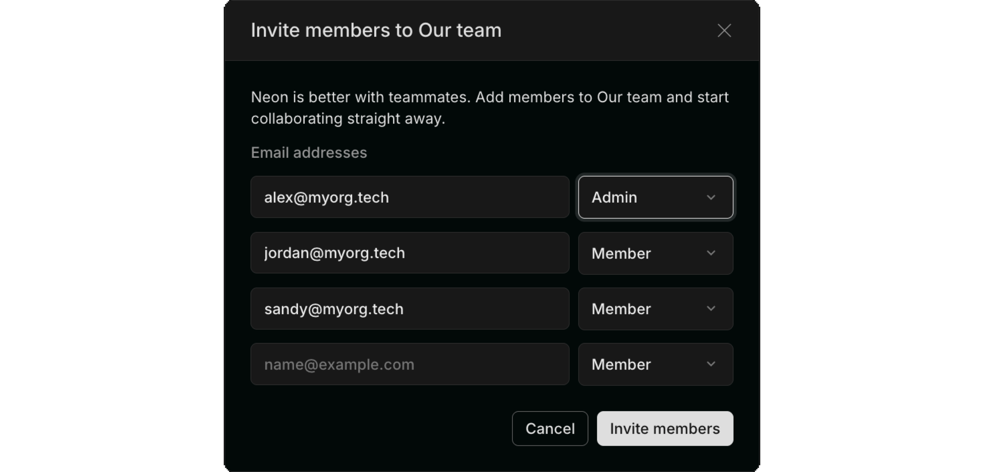 organizations people tab