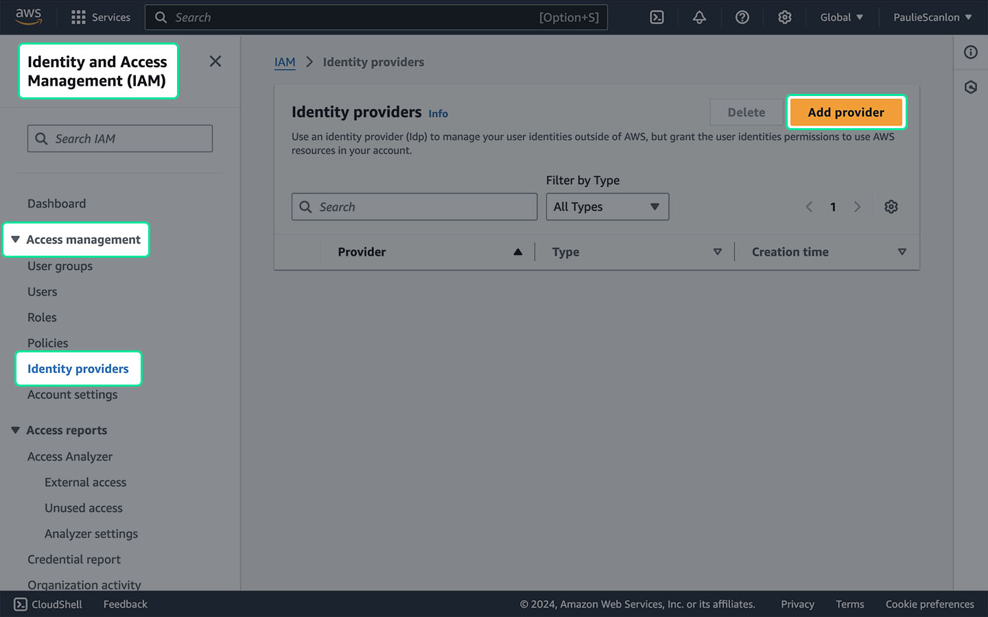 AWS Access Management