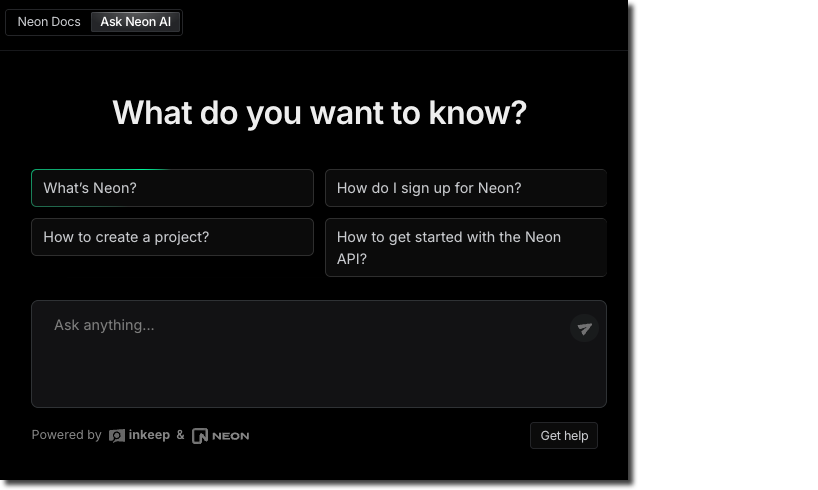 Perlexity mode for docs