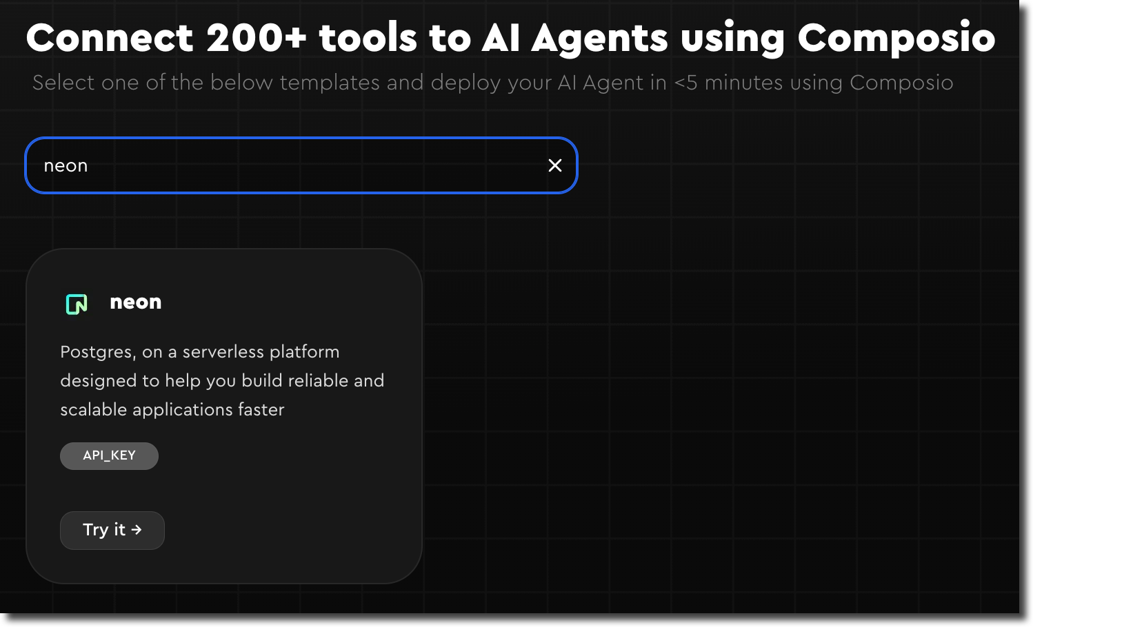 Composio integration