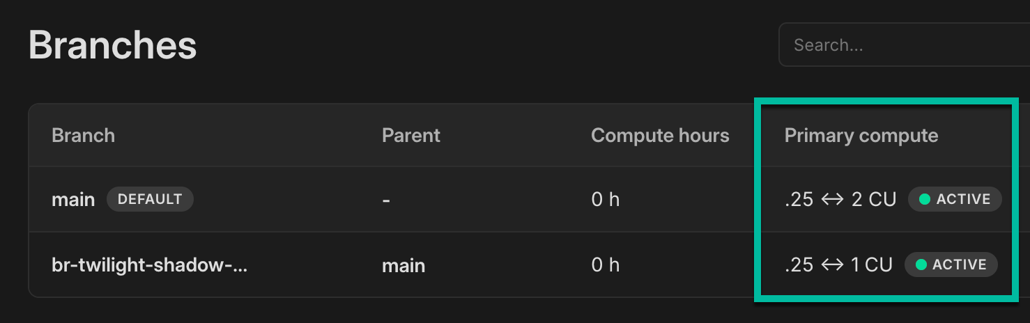 Autoscaling range